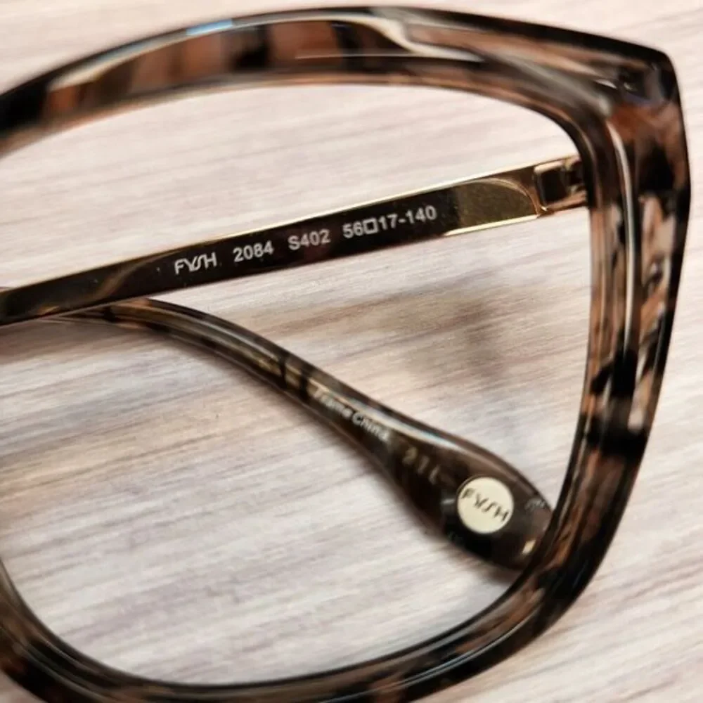 Fysh 2084 Glasses Frames Cat Eyes Brown Gradient With Case FRAMES‎ ONLY UK Urban